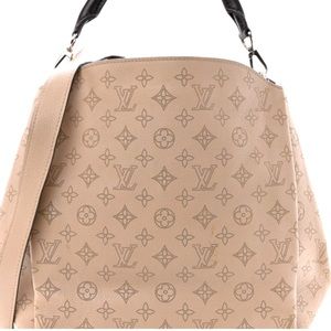 Brand New Louis Vuitton Babylone Bag BB Mahina Galet Leather